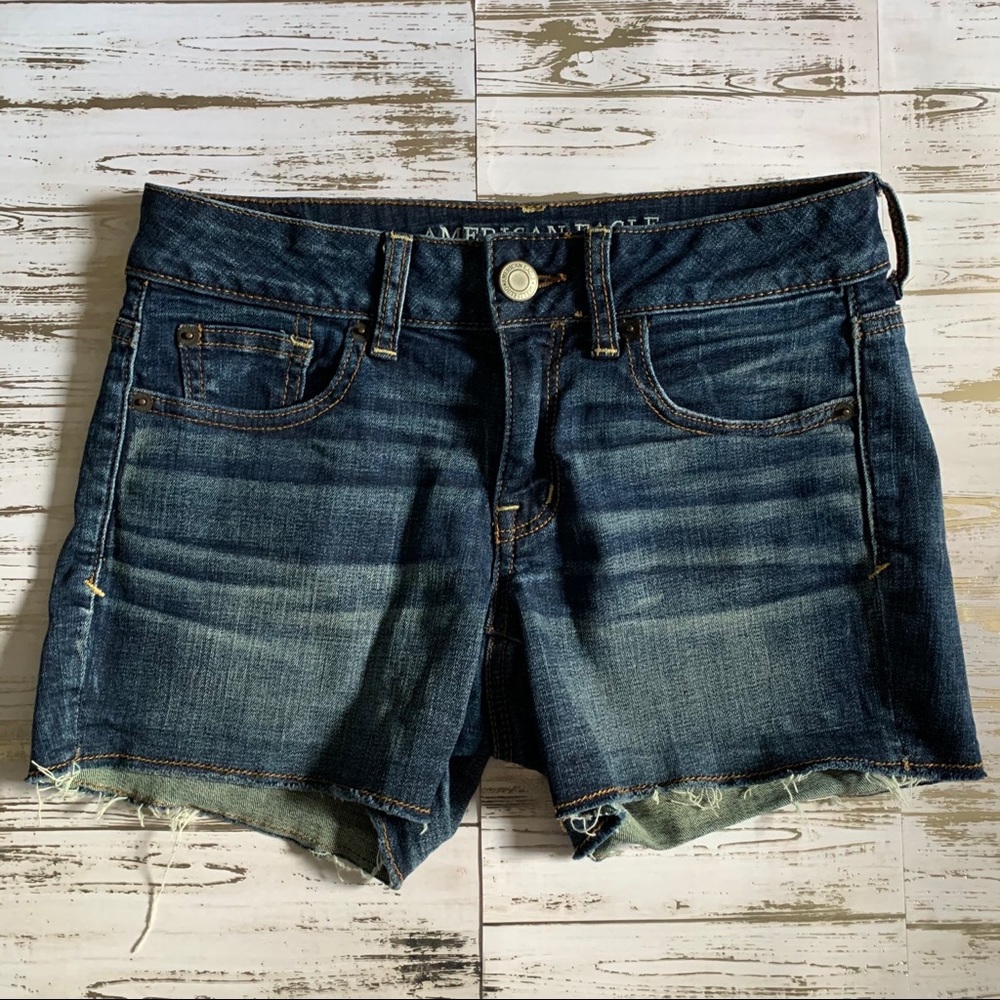 American Eagle Super Stretch Shortie Shorts